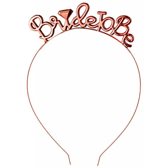 Taç Brıde To Be Metal Rose Gold ürün görseli 1