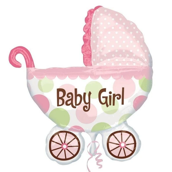 Pembe Puset Super Shape Folyo Balon 71 cm 79 cm ürün görseli 1