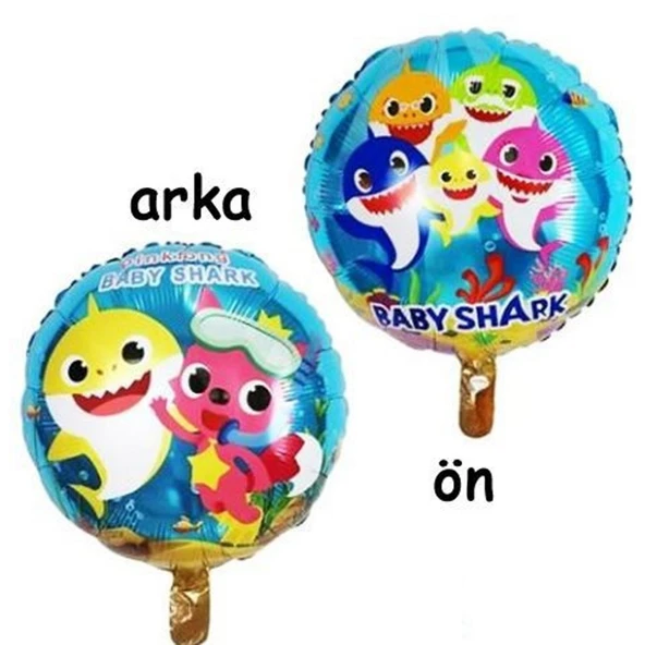 Baby Shark Folyo Balon 45 cm ürün görseli 1