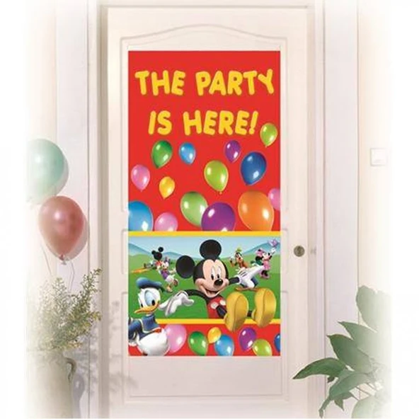 Mickey Mouse Playful Kapı Banner ürün görseli 1