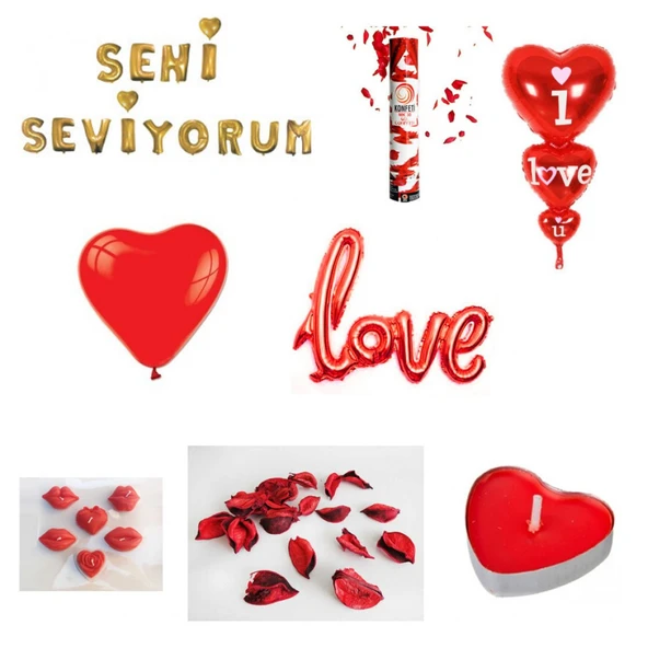 14 Şubat Balon Zengini Full Set ürün görseli 1