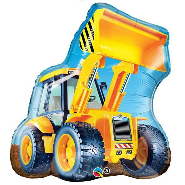 Inşaat Buldozer Kepçe Folyo Balon Parti Balonları ürün görseli 1