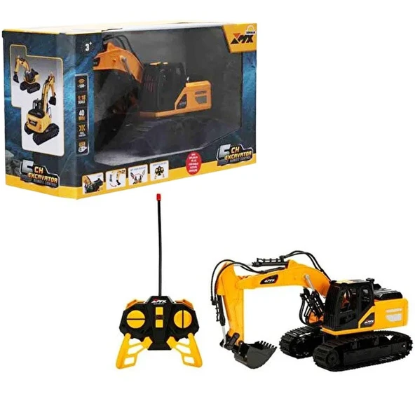Uzaktan Kumandalı Full Fonksiyonlu RC Kepçe - 1/24 Ölçek Paletli Ekskavatör ürün görseli 1