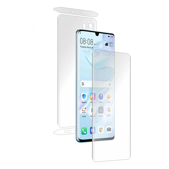Huawei Mate 10 Lite İle Uyumlu Ön-Arka 360 Fullbody Darbe Emici Kaplama ve Hd Ekran Koruyucu ürün görseli 1