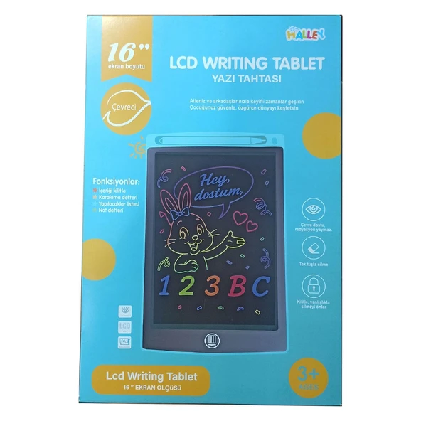Çocuklar İçin 6" LCD Çizim Tableti - Eğitici Grafik Yazı Tahtası ve Not Defteri ürün görseli 1