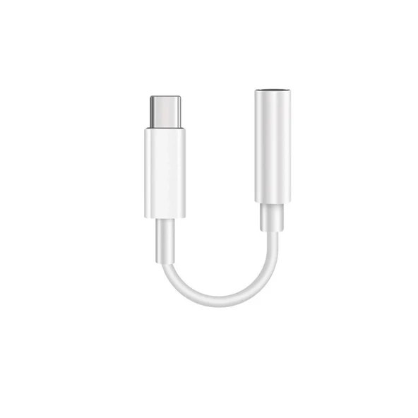 ScHitec Usb-C to Headphone Jack Apple İphone 15/16 Uyumlu Dönüştürücü Adaptör Beyaz UC11 J609 ürün görseli 1