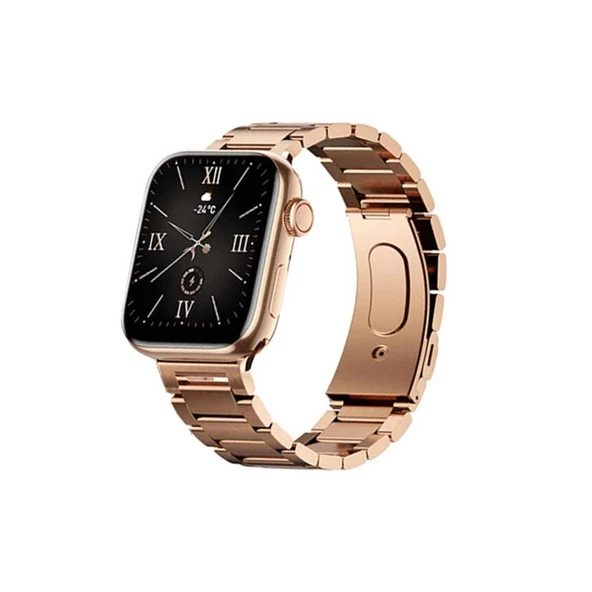 Haino Teko G9 Mini Amoled Ekran Akıllı Saat Bileklik Hediyeli Gold Rose ürün görseli 1