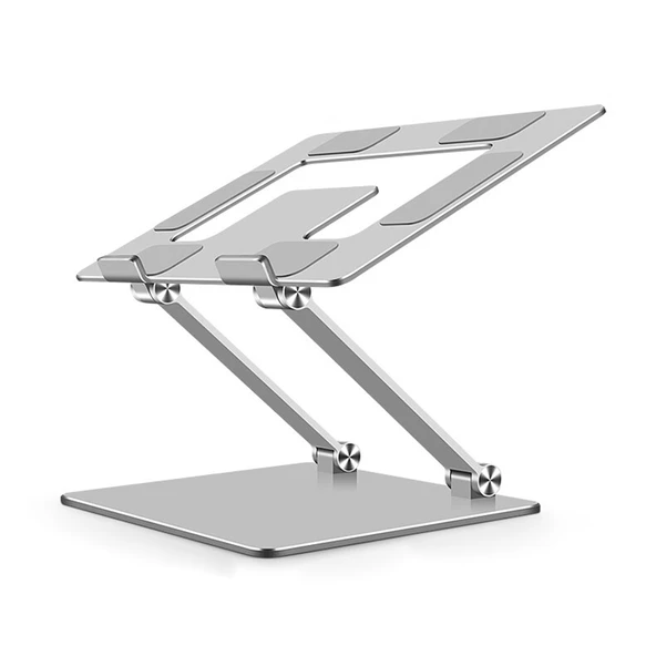 Winex Metal Ayarlanabilir Laptop, Tablet, Macbook, Matebook Yükseltici Katlanabilir Stand Tutucu Gümüş ürün görseli 1