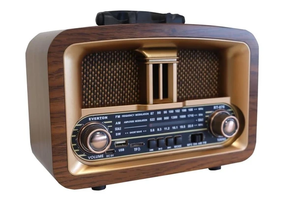 Bluetooth Usb/Sd/Aux/Fm Nostalji Radyo RT-876 ürün görseli 1
