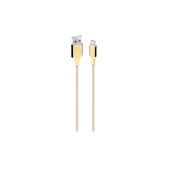 Ttec AlumiCable Extra Strong UsbA to Lightning Fast Şarj ve Data Kablosu 120cm Altın 2DK16A ürün görseli 1