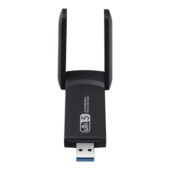 Winex Wifi5 AC1300Mbps 2.4G+5G Wifi Dongle USB 3.0 Adaptör ürün görseli 1