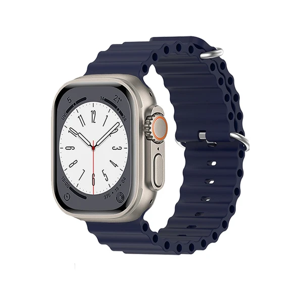 Winex Watch HK9 Ultra 2 Amoled Ekran Android İos HarmonyOs Uyumlu Akıllı Saat Lacivert ürün görseli 1