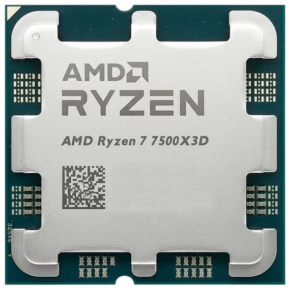 AMD RYZEN 5 7500X3D 102MB 12çekirdekli O/B UHD AM5 65w Kutusuz+Fansız ürün görseli 1