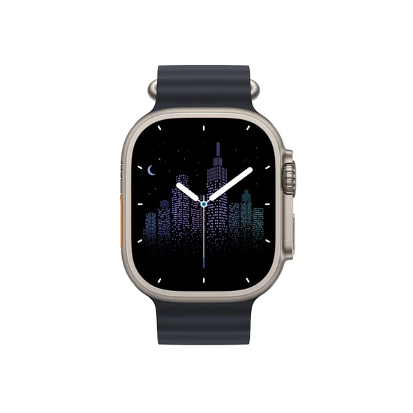 Winex Watch 8 Pro Max Amoled Ekran Android İos Uyumlu Akıllı Saat Siyah ürün görseli 1