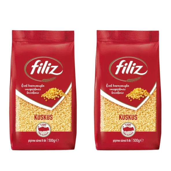 FİLİZ Kuskus Makarna 500 Gr X 2 Adet (özel Harman) ürün görseli 1