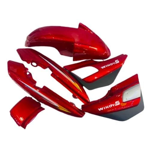 Kanuni Windy-S 125 Kaporta 3Lü Set Kırmızı ürün görseli 1