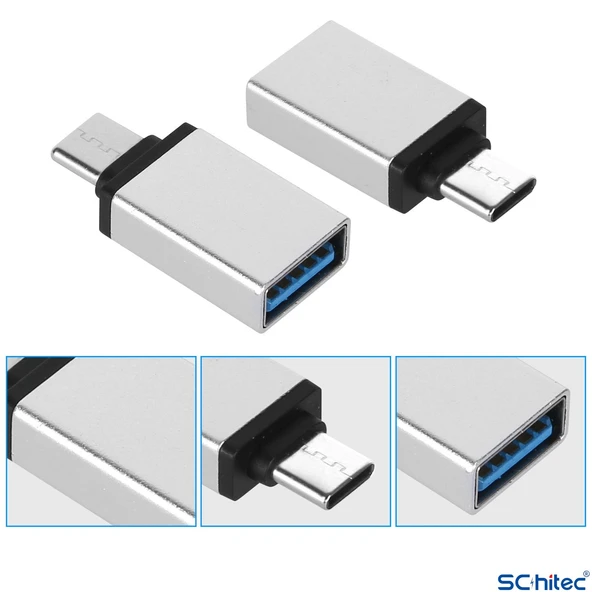 ScHitec Type-C to UsbA 3.0 OTG Dönüştürücü - Resim 2