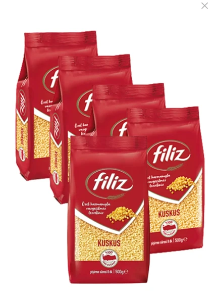 FİLİZ Kuskus Makarna 500 gr X 5 Adet ürün görseli 1