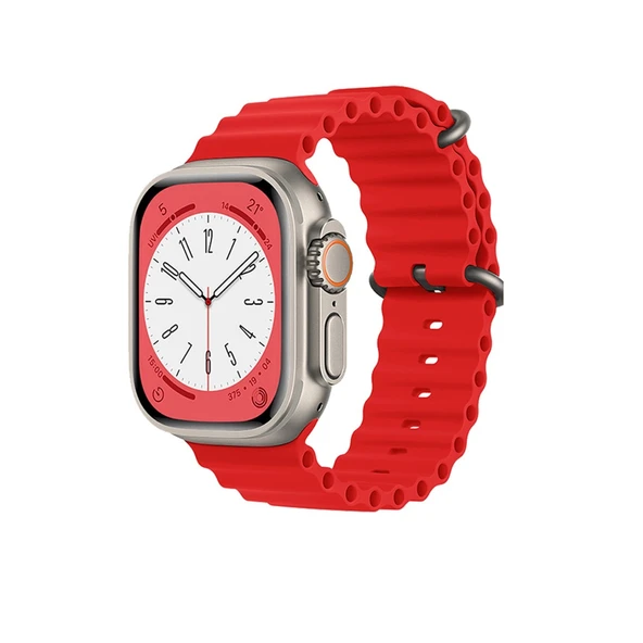 Winex Watch HK9 Ultra 2 Amoled Ekran Android İos HarmonyOs Uyumlu Akıllı Saat Kırmızı ürün görseli 1