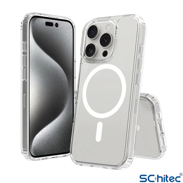 ScHitec İphone 16 Pro Magsafe Özellikli Şeffaf Kılıf - Resim 2