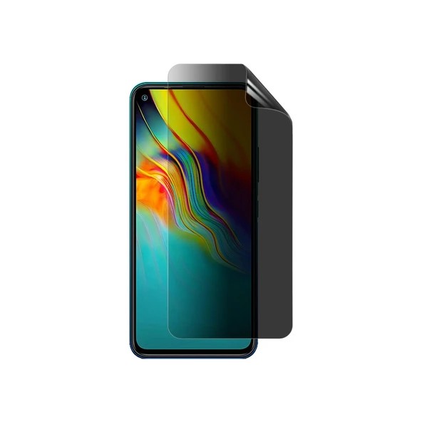 Realme 7 Ön-Arka 360 Fullbody Hayalet Darbe Emici HD Ekran Koruyucu Kaplama ürün görseli 1