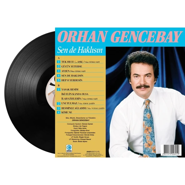 Orhan Gencebay Sen De Haklısın - Plak - Resim 4