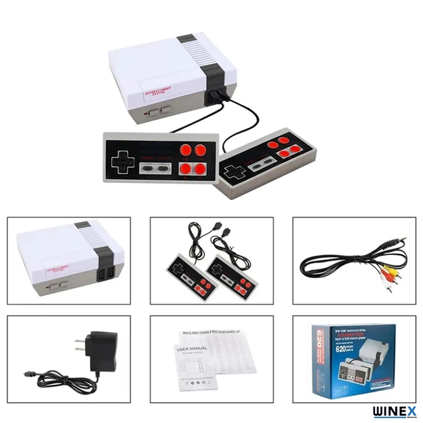 Winex Retro Game Konsol 620 Oyunlu - Resim 4