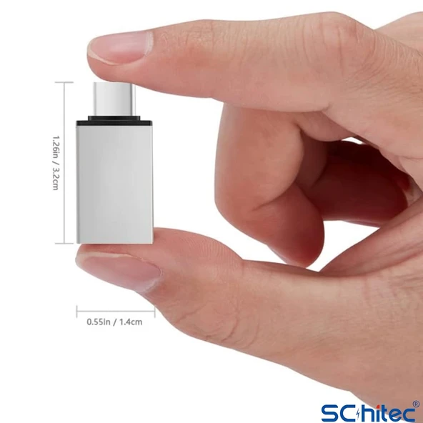 ScHitec Type-C to UsbA 3.0 OTG Dönüştürücü - Resim 4