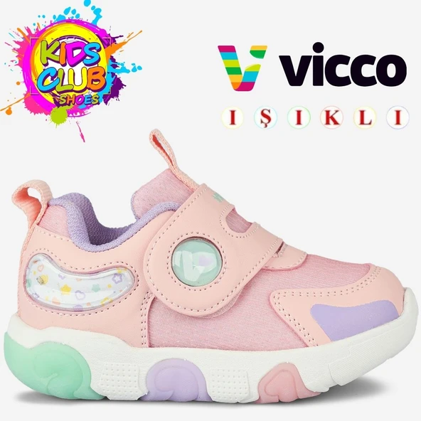 Vicco Tedi Işıklı Ortopedik Çocuk Spor Ayakkabı ürün görseli 1