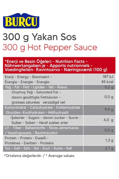 Burcu Yakan Sos 300 gr - Resim 2