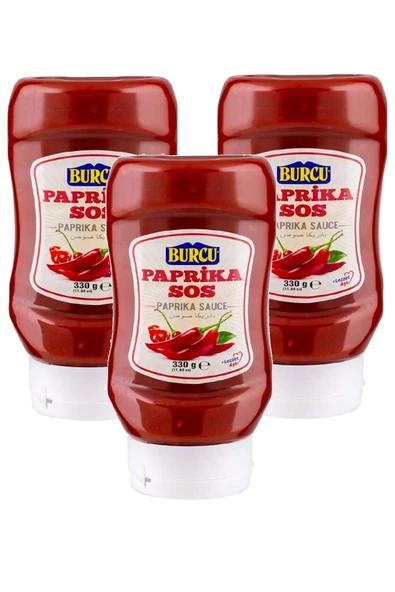 Burcu Paprika Sos 330 gr x 3 Adet ürün görseli 1