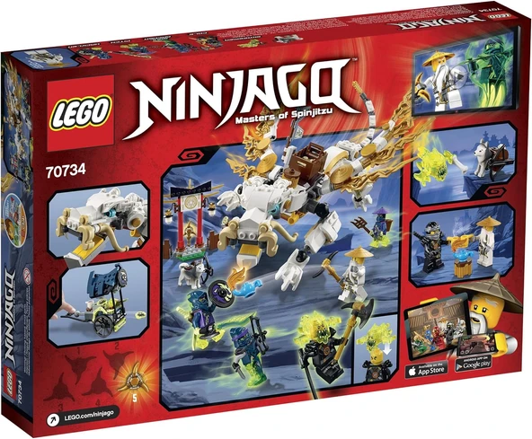 LEGO 70734 Ninjago Usta Ejderha Wu - Resim 2