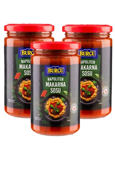 Burcu Napoliten Makarna Sos 310 gr x 3 Adet ürün görseli 1