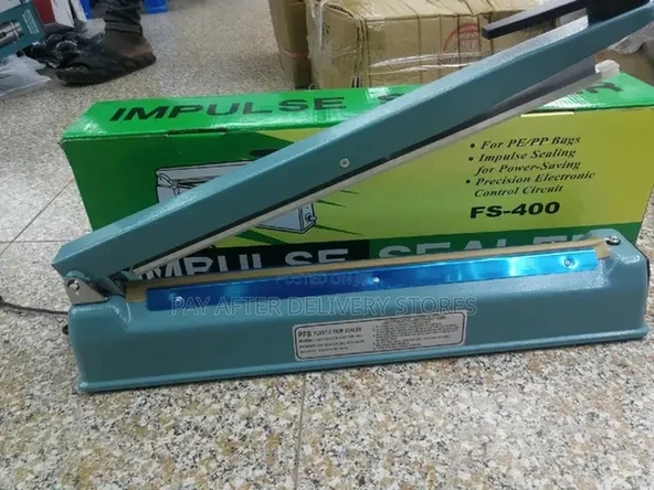 40Cm  Metal Gövde Poşet Ağzı Yapıştırma Kapatma Makinası FS-400 (5224) ürün görseli 1