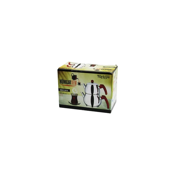 MİDİ BOY KÜRE ÇELİK ÇAYDANLIK SETİ RENKLİ BAKALİT KULP ÜST DEMLİK: 0.5LT - ALT SULUK: 0.75LT KENDİNDEN SÜZGEÇLİ (5224) ürün görseli 1