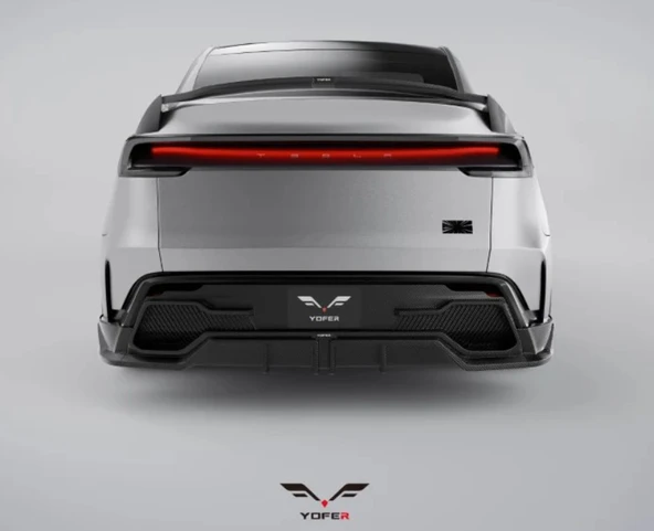 JUNIPER (MODEL Y 2025+)  YOFER SPOILER (PIANO BLACK) - Resim 2