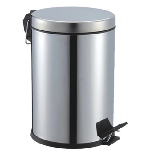 PEDALLI 5LT KROM METAL ÇÖP KOVASI (5224) ürün görseli 1