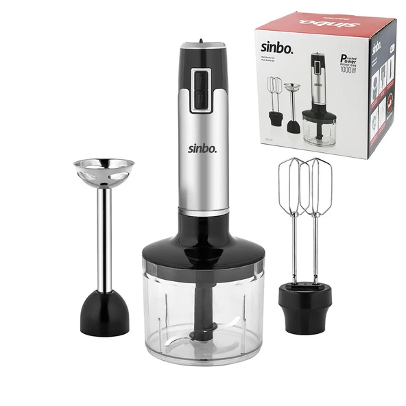 MULTİ TURBO EL BLENDER SETİ AYARLANABİLİR KADEME HIZ 700ML HAZNE SHB-3181 (5224) ürün görseli 1