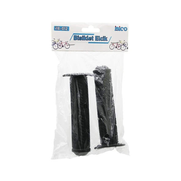 2 PCS SET SİYAH - SİLİKON BİSİKLET ELCİK (5224) ürün görseli 1