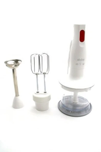 BLENDER SETİ  DOĞRAYICI - MİKSER - BLENDER  600ML HAZNE  350W SHB-3182 (5224) ürün görseli 1