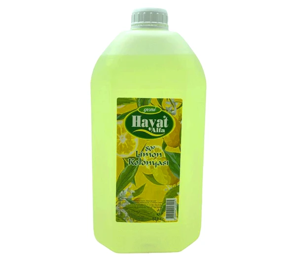 HAYAT 5LT LİMON KOLONYA BİDON (5224) ürün görseli 1