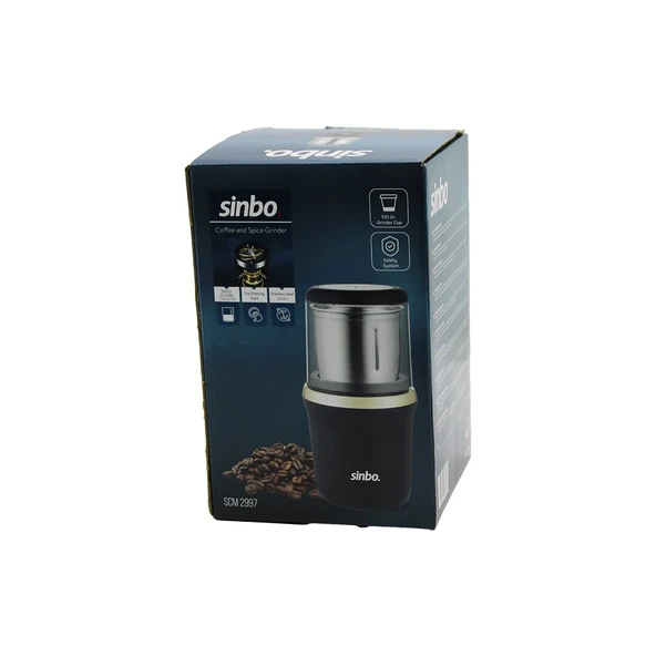 KAHVE - BAHARAT ÖĞÜTÜCÜ ÇELİK BIÇAK - ÖĞÜTME HAZNESİ=100GR 200W BAS ÇALIŞTIR KAPAK=MİKA KRİSTAL PLS SCM-2997 (5224) ürün görseli 1