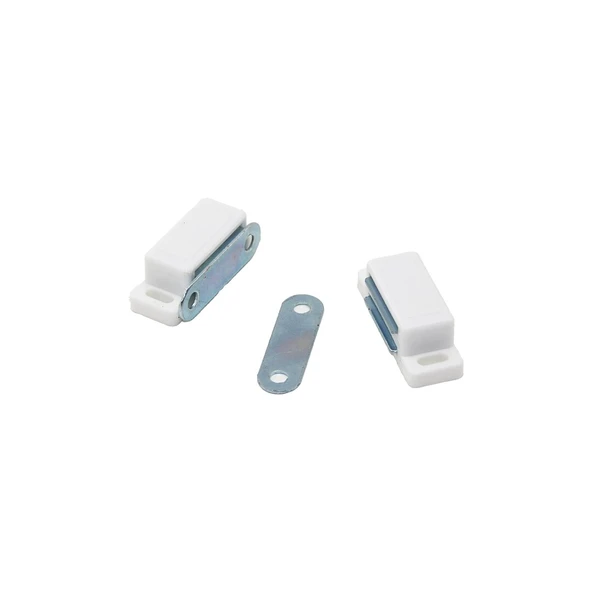 50 ADET BEYAZ 4.5CM MIKNATISLI SİNEKLİK ÇIT ÇIT (5224) ürün görseli 1