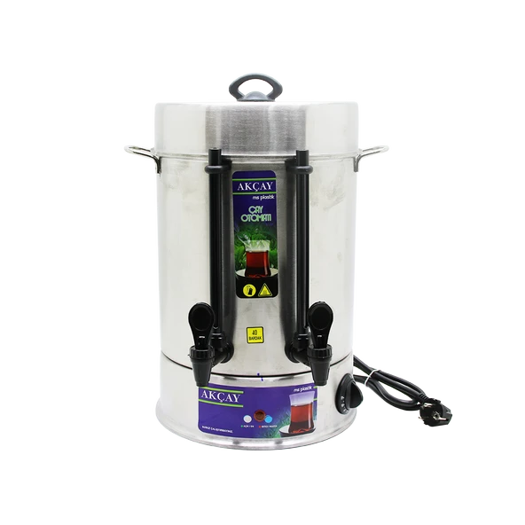 ÇAY OTOMATI 40 BARDAK SEMAVER ELEKTRİKLİ ÇAY MAKİNESİ ( MARKA DEĞİŞKENLİK GÖSTEREBİLİR )  (5224) ürün görseli 1