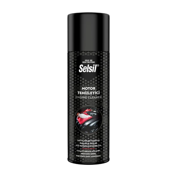 SELSİL OTO - ARAÇ MOTOR TEMİZLEYİCİ - PARLATICI - TOZ YAPIŞMA ENGELLEYİCİ SPREY 500ML (5224) ürün görseli 1