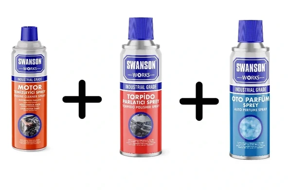 Swanson Works Torpido + Oto Parfüm + Motor Temizleyici (5224) ürün görseli 1