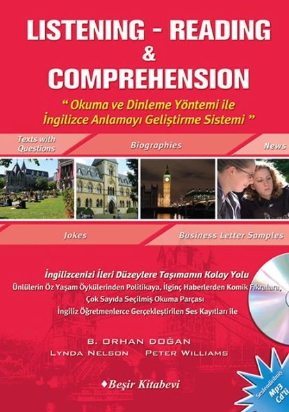 Listening Reading Comprehension CD'li ürün görseli 1