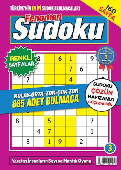 Fenomen Sudoku 3 ürün görseli 1