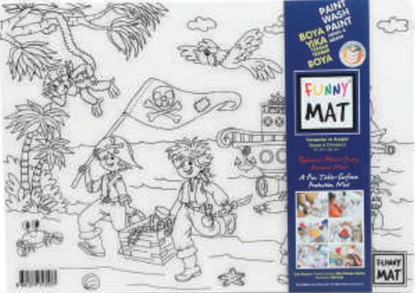 Funny Mat - Korsanlar Ve Araçlar 25 X 35 Cm ürün görseli 1