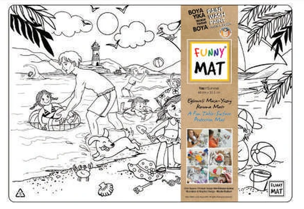 Funny Mat - Yaz 33,5 X 48 Cm ürün görseli 1